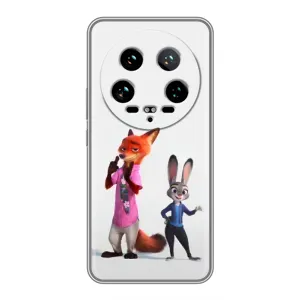 Силіконовий чохол з принтом Зоотрополіс для Xiaomi 14 Ultra (Джуді і Нік)