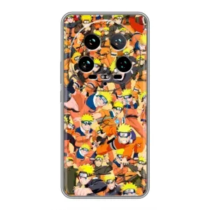 Чехлы с принтом Наруто на Xiaomi 14 Ultra (Коллаж Наруто)