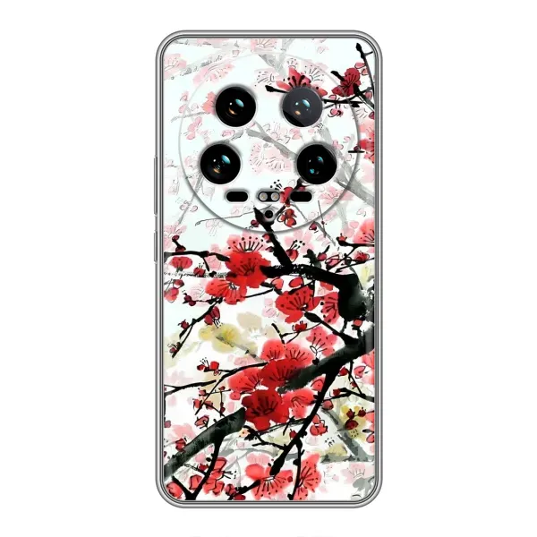 Чехол с рисунком «Красивая Сакура» для Xiaomi 14 Ultra Чехол с рисунком «Красивая Сакура» для Xiaomi 14 Ultra