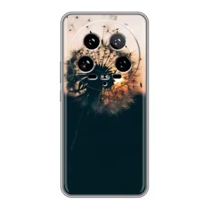 Силиконовый Чехол с одуванчиками на Xiaomi 14 Ultra (Красивый одуванчик)