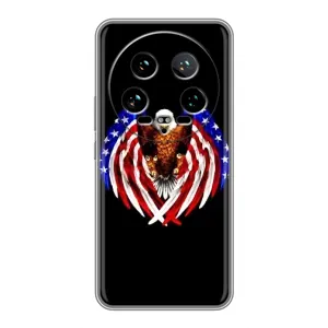 Чохол Прапор USA для Xiaomi 14 Ultra (Крила США)