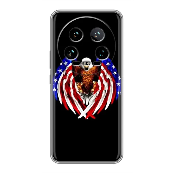 Чехол с рисунком «Крылья США» для Xiaomi 14 Ultra Чехол с рисунком «Крылья США» для Xiaomi 14 Ultra