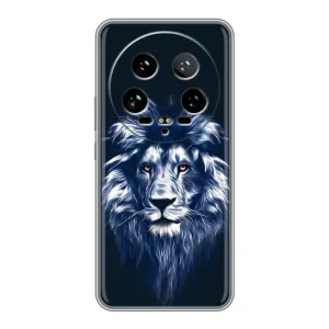 Чохол з картинкою на Xiaomi 14 Ultra (Лев – синій)