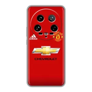 Силиконовые Чехлы принт Футбол на Xiaomi 14 Ultra (Man United)