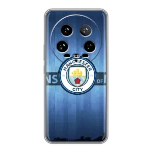 Силиконовые Чехлы принт Футбол на Xiaomi 14 Ultra (ManCity)
