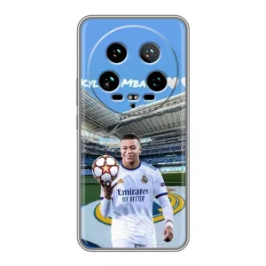 Чехол (TPU) с Футболистом на Xiaomi 14 Ultra (Mbappe Real)