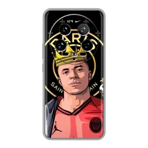 Чехол (TPU) с Футболистом на Xiaomi 14 Ultra (Mbappe King)