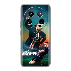 Чехол (TPU) с Футболистом на Xiaomi 14 Ultra (MBAPPE)