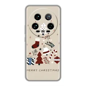 Чехол Санта Клаус для Xiaomi 14 Ultra (Merry Christmas)