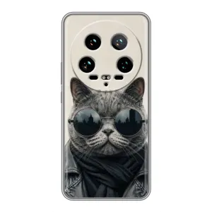 Чехол на тематику: Коты для Xiaomi 14 Ultra (Модный кот)