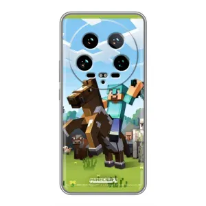 Чохли для Xiaomi 14 Ultra (Персонажі МайнКрафт) (На коні)
