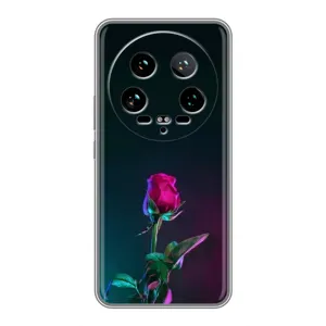 Чохли з принтом Троянд для Xiaomi 14 Ultra (Нічна троянда)