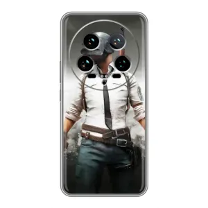 Чохол з картинкою "Герой Pubg" на Xiaomi 14 Ultra (Пабг)