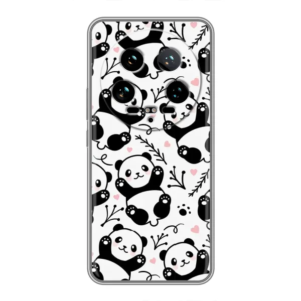 Чехол с рисунком «Пандочки» для Xiaomi 14 Ultra Чехол с рисунком «Пандочки» для Xiaomi 14 Ultra