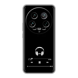 Чохол з картинками на чорному фоні для Xiaomi 14 Ultra (Плеєр)