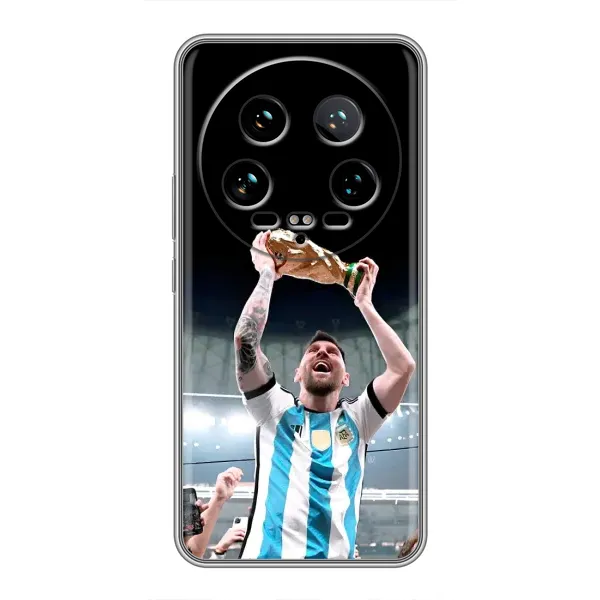 Чехол с рисунком «Счастливый Месси» для Xiaomi 14 Ultra Чехол с рисунком «Счастливый Месси» для Xiaomi 14 Ultra