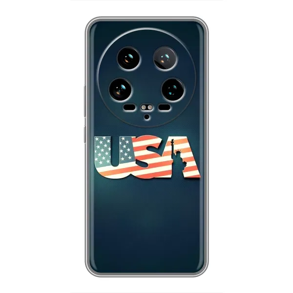 Чехол с рисунком «USA» для Xiaomi 14 Ultra Чехол с рисунком «USA» для Xiaomi 14 Ultra