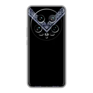 Силиконовый Чехол на Xiaomi 14 Ultra (Воротник вышиванки)