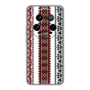 Силиконовый Чехол на Xiaomi 14 Ultra с картинкой Вышиванки (Вышиваночки)