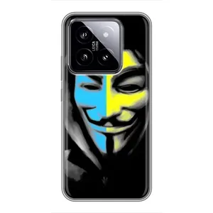 Чехол с Украинской символикой на Сяоми 14 (Анонимус патриот)