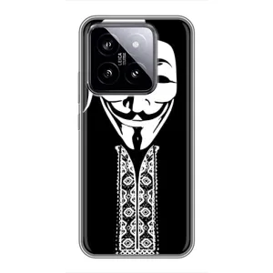 Чехол с рисунком «Анонимус» для Xiaomi 14