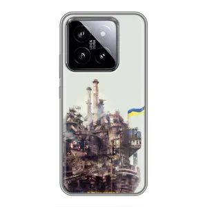 Чехлы на военную тематику для Xiaomi 14 (Азовсталь)