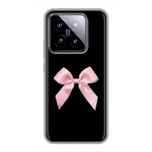 Чехол с рисунком «Бант на черном» для Xiaomi 14