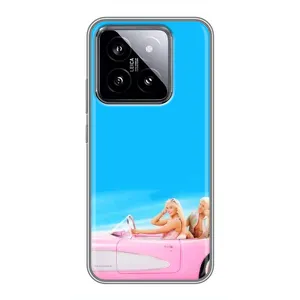 Силіконовый Чохол Барбі фільм на Xiaomi 14 (Барбі і Кен)