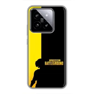 Чохол (TPU) з картинкою "Лого Пабг" на Сяомі 14 (Battlegrounds)