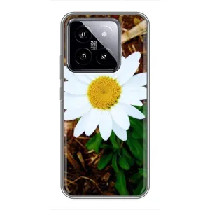 Чехол с рисунком «Белая ромашка» для Xiaomi 14