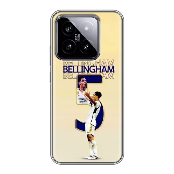 Чехол с рисунком «Беллингем ,Реал 5» для Xiaomi 14