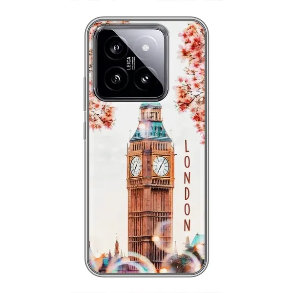 Чехол с рисунком «Часы Лондон» для Xiaomi 14