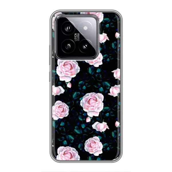 Чехол с рисунком «Чайные розы» для Xiaomi 14 Чехол с рисунком «Чайные розы» для Xiaomi 14