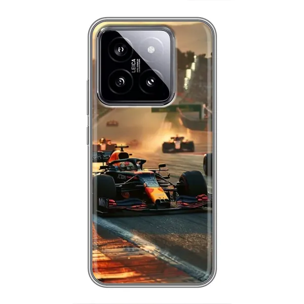 Чехол с рисунком «Чемпионат ф1» для Xiaomi 14 Чехол с рисунком «Чемпионат ф1» для Xiaomi 14