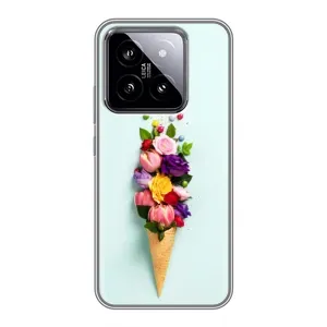 Чехлы с тематикой "ЦВЕТЫ" на Xiaomi 14 (Цветок-мороженное)