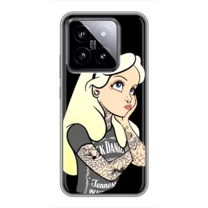 Чехол Стильные девушки на Xiaomi 14 (Девушка обиделась)