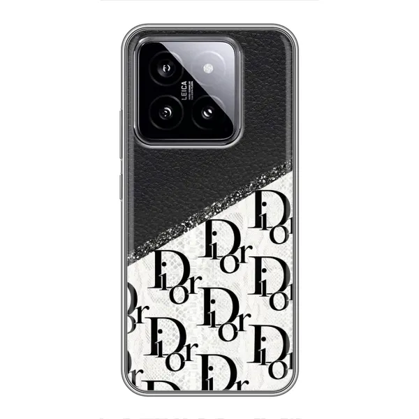 Чехол с рисунком «Диор» для Xiaomi 14