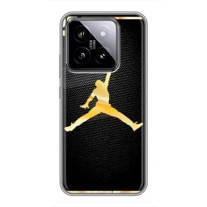 Силиконовый Чехол Nike Air Jordan на Сяоми 14 (Джордан 23)