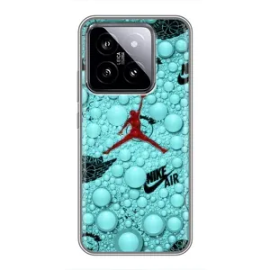 Силиконовый Чехол Nike Air Jordan на Сяоми 14 (Джордан Найк)