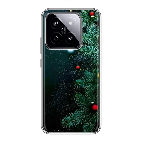 Чехол с рисунком «Елка» для Xiaomi 14