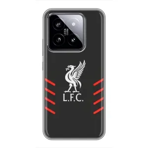 Силиконовые Чехлы принт Футбол на Xiaomi 14 (Эмблема Liverpool)