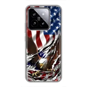 Чехол Флаг USA для Xiaomi 14 (Флаг USA)