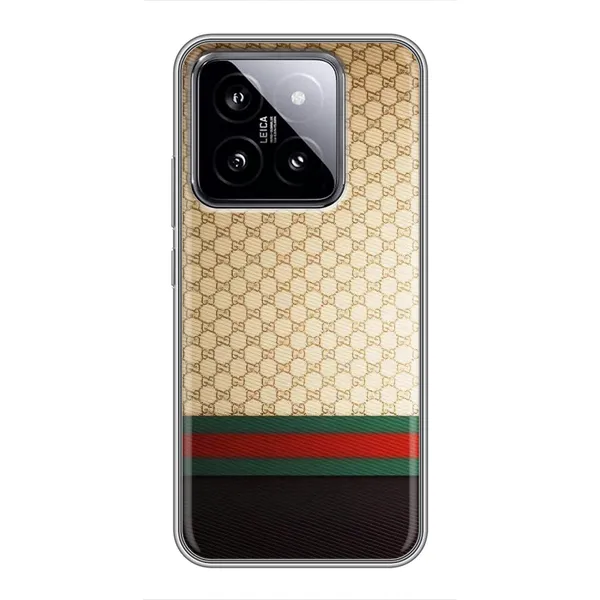 Чехол с рисунком «Фон Гуччи» для Xiaomi 14