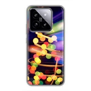 Чехол Новогодняя Елка на Xiaomi 14 (Гирлянды)