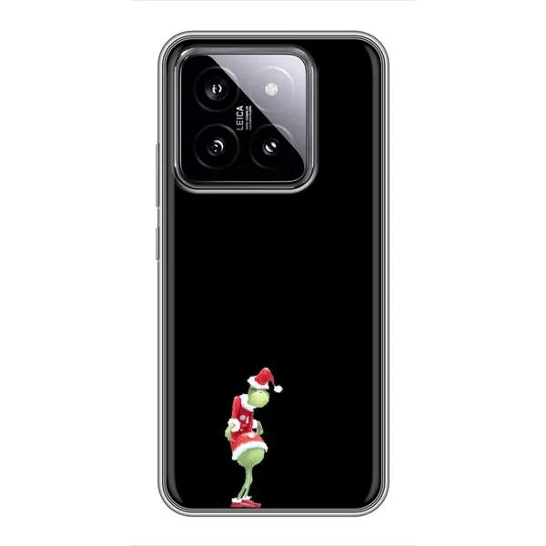 Чехол с рисунком «Гринч на чорном» для Xiaomi 14