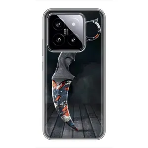 Чехол с рисунком «Кинжал КС ГО» для Xiaomi 14