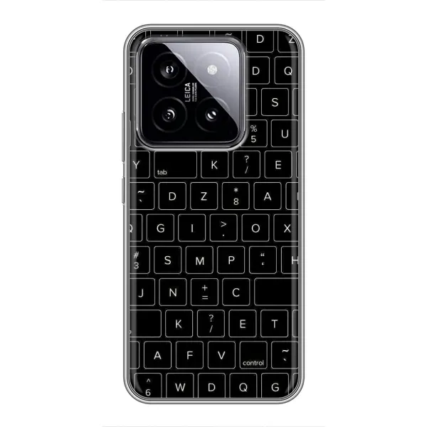 Чехол с рисунком «Клавиатура» для Xiaomi 14 Чехол с рисунком «Клавиатура» для Xiaomi 14