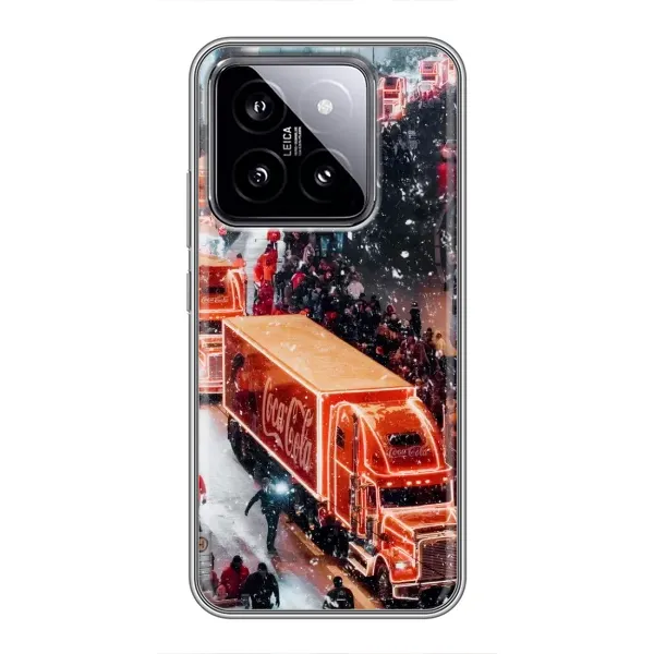 Чехол с рисунком «Кока Кола» для Xiaomi 14