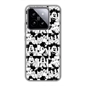 Чохли з принтом Міккі Маус на Xiaomi 14 (Колаж Микки Маус)