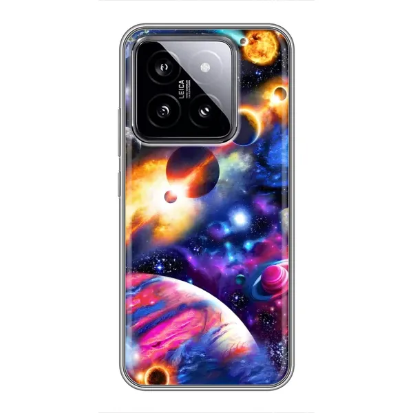 Чехол с рисунком «Космический мир» для Xiaomi 14 Чехол с рисунком «Космический мир» для Xiaomi 14